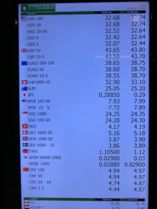 タイ 両替 空港でレートの良い両替所