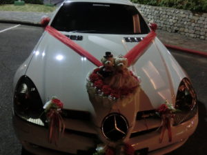タイの結婚式　車がカワイイ！　パタヤ　ハードロックホテルの結婚式